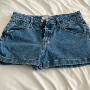 Denim shorts